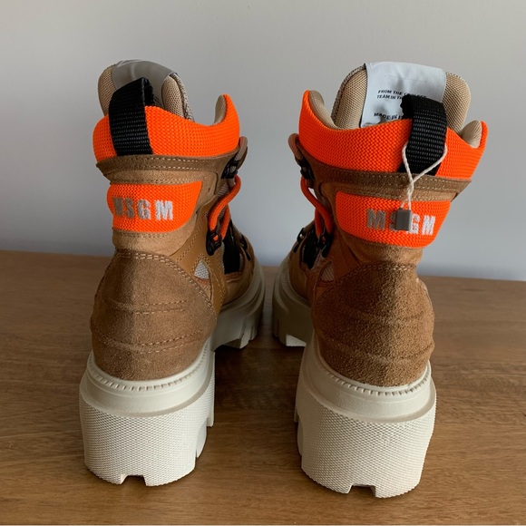 MSGM Suede Hiking Boots size 38 - Picture 5 of 8